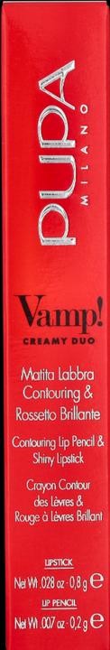 Actual product image Pupa Milano Pupa Vamp! Creamy Duo Orange Red 11 (011 Orange Red)