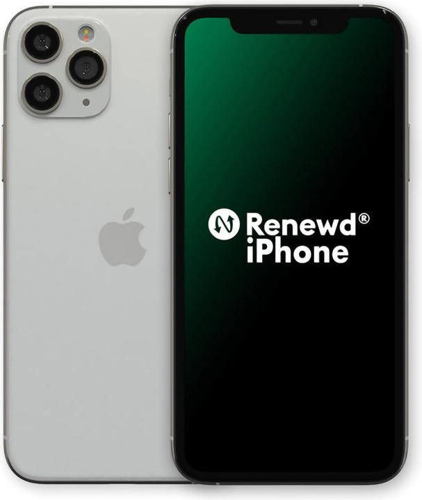 Immagine prodotto Renewd iPhone 11 Pro (64 GB, Argento, 5.80", 12 Mpx, Doppia SIM, A / Come nuovo)