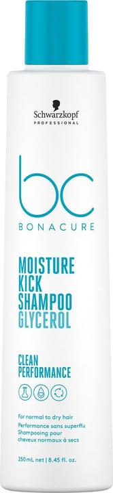 Schwarzkopf BC Moisture Kick - Shampoo (250 ml, Flüssiges Shampoo)
