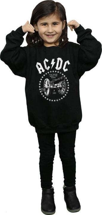 Immagine prodotto AC/DC We Salute You Cannon Felpa Ragazze (140, 146)