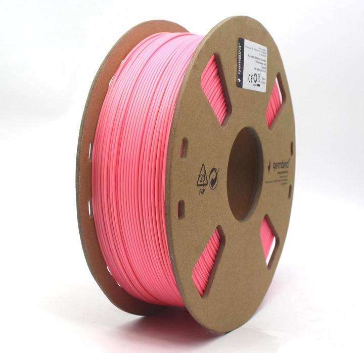 Produktbild Gembird Filamentcassette PLA schmale Spule (PLA, 1.75 mm, 1000 g, Rosa)