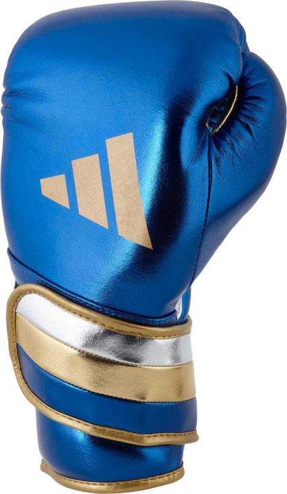 Actual product image adidas Boxing gloves Speed 500 blue/gold Microfibre, ADISBG501 (20 OZ)