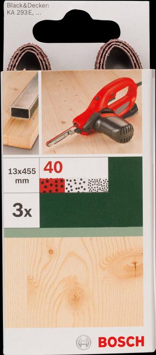 Actual product image Bosch Zubehör Sanding belt set (40)