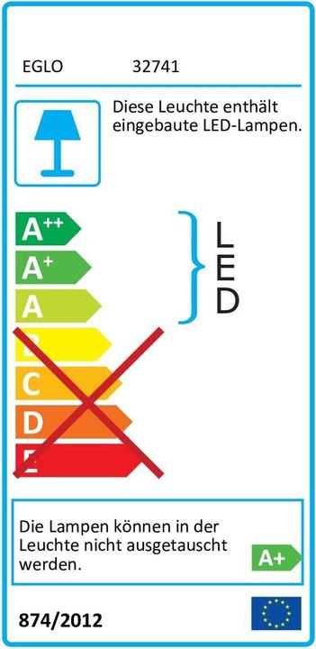 Energy Label EGLO Stripe-c (Warm white, Neutral White, Cold White, RGBW, 300 cm, Indoor)