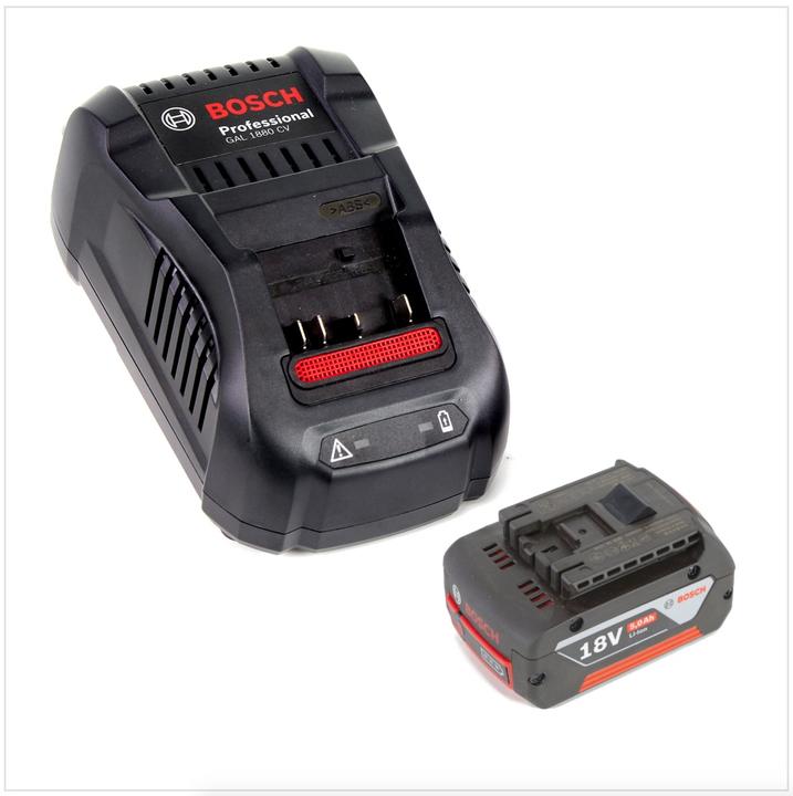 Immagine prodotto Bosch Professional Bosch GBL 18 V-120 Soffiatore a batteria 18V + 1x Batteria Bosch GBA 5,0 Ah + Caricabatterie GAL (Batteria ricaricabile, Soffiatore da officina)