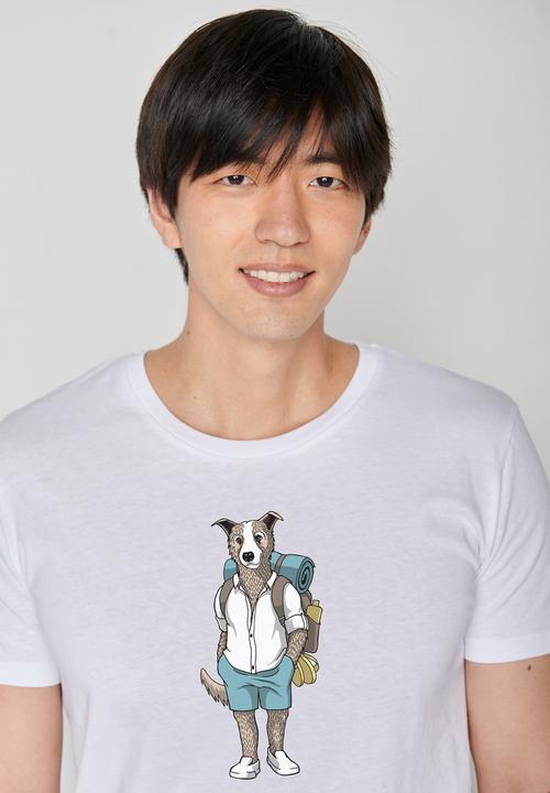 Produktbild Greenbomb Animal Dog Traveller Guide T-Shirt (XL)