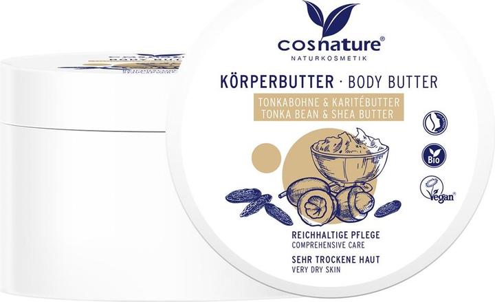 Cosnature Body Butter Nutritional Shea Butter und Tonka Eco 200 ml - (Körperlotion, 200 ml)