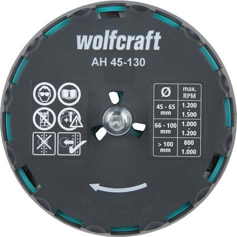 Image du produit wolfcraft Scie cloche réglable, Ø 45-90 mm (90 mm)