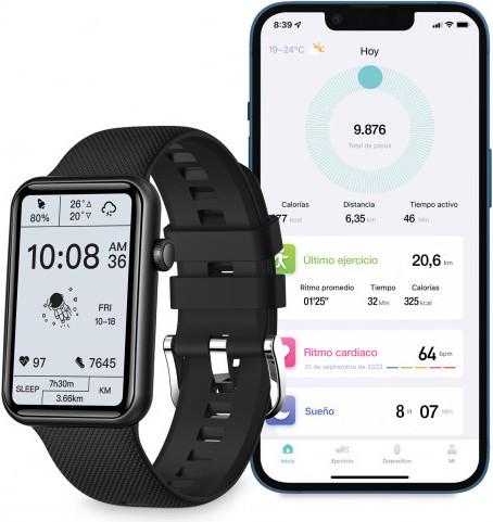 Actual product image KSIX Tube Smartwatch Black (46.20 mm)
