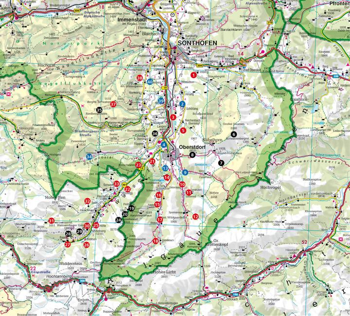 Actual product image Leichte Wanderungen Oberstdorf - Kleinwalsertal (German, Gerald Swabian, 2022)