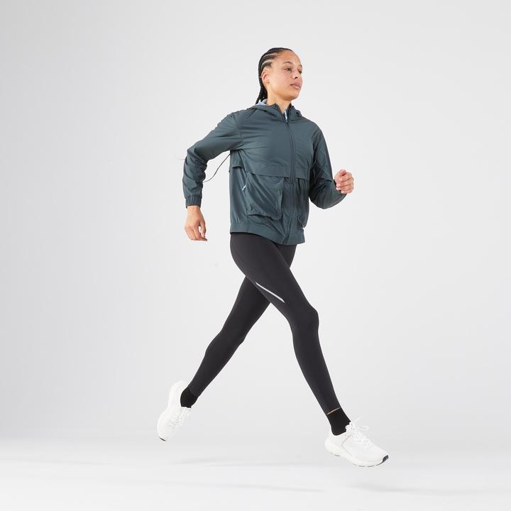 Image du produit Kiprun Veste de course à pied coupe-vent pour femme - Run 500 Wind vert (36)