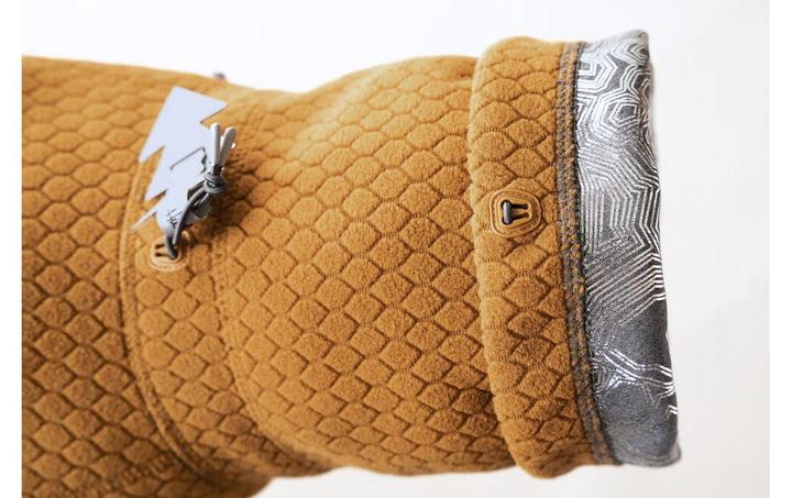 Immagine prodotto Hurtta Cappotto invernale riscaldante Midlayer ECO, 35, senape (35, Cappotto per cani)