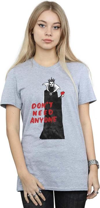 Immagine prodotto Disney Villains Don't Need Anyone Maglietta Ampia Donna (XL)
