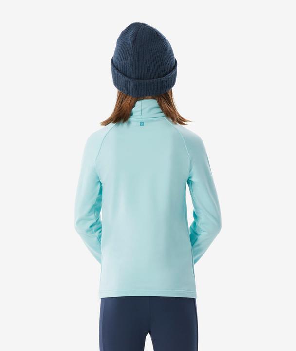 Produktbild Wedze Skiunterwäsche Funktionsshirt Kinder hoher Kragen - BL 500 türkis (3, 4)