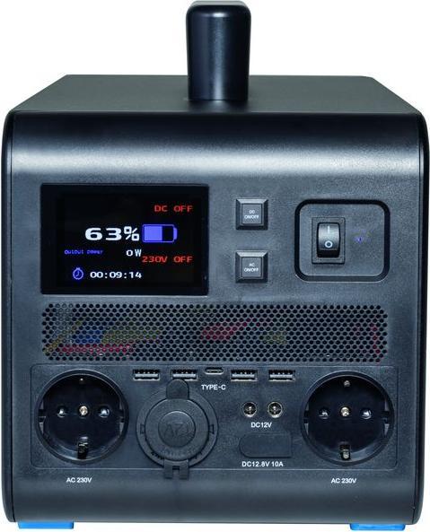 Immagine prodotto Ective BlackBox 15 Lithium Powerstation 1500W 1497Wh Batteria USB 12V 230V Campeggio (1497 Wh, 20 kg)