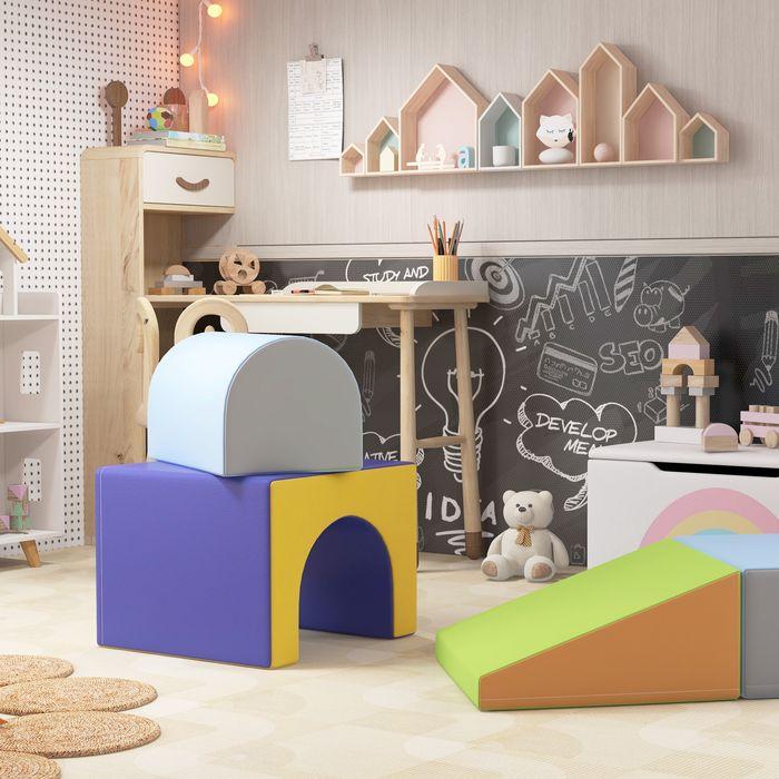 Immagine prodotto Swisshandel24 Bausteinset 4er-Set Schaumstoff Bausteine Bauspielzeug, 1-3 Jahre, V2