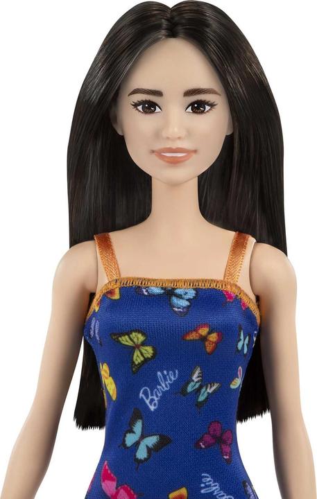 Actual product image Barbie Chic doll in butterfly dress blue