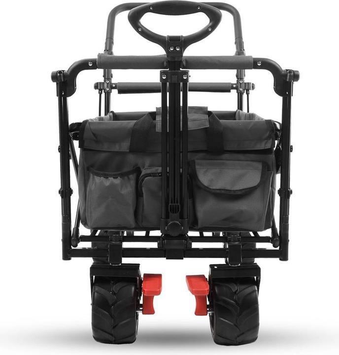 Actual product image Fuxtec Strand-Bollerwagen FX-CTB800 mit UV-geschütztem Sonnendach,Schiebegriff & Innenraumverlängeru