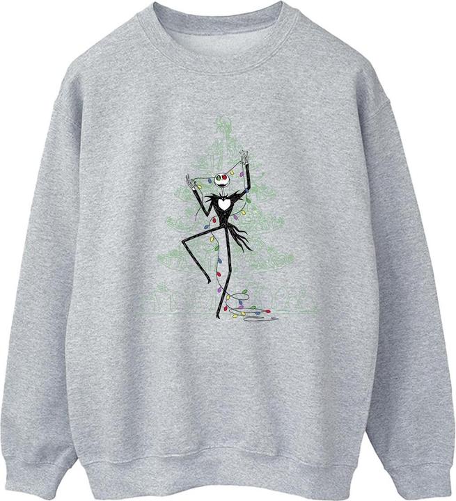 Disney The Nightmare Before Christmas Tree Green Sweatshirt (XL)