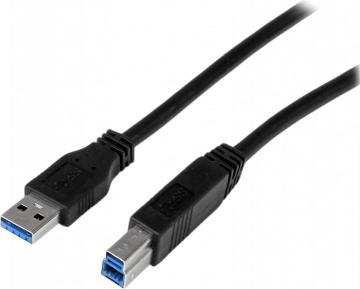 StarTech Cavo USB 3.0 SuperSpeed certificato da 1m da A a B - Nero - Cavo con connettore USB 3... (1 m, USB 3.2 Gen 1)