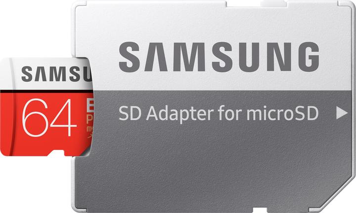 Actual product image Samsung Evo+ (64 GB, microSDXC, U1, UHS-I)
