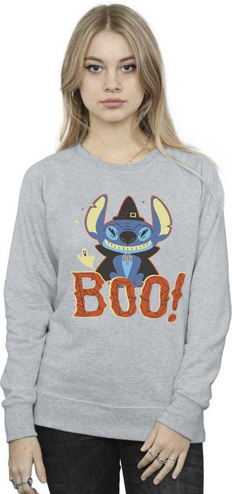 Actual product image Disney Womens/Ladies Lilo & Stitch Boo! Sweatshirt (S)