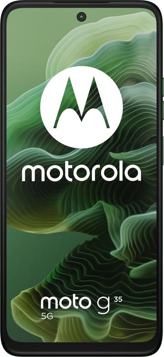 Actual product image Motorola Moto G35 (128 GB, Leaf Green, 6.72", Dual SIM, 50 Mpx, 5G)