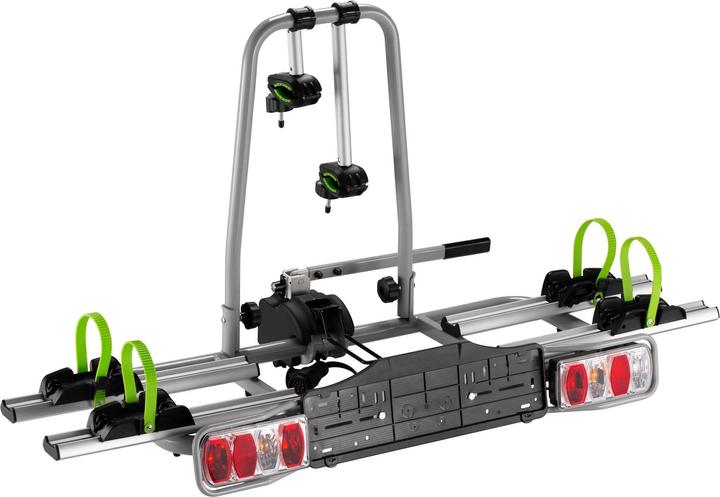 Actual product image Wiltec Bicycle rear carrier Tailgate carrier up to 60kg Bicycle carrier lockable