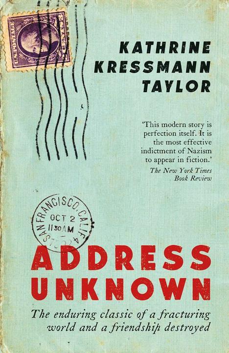 Actual product image Address Unknown (English, Kathrine Kressmann Taylor, 2019)