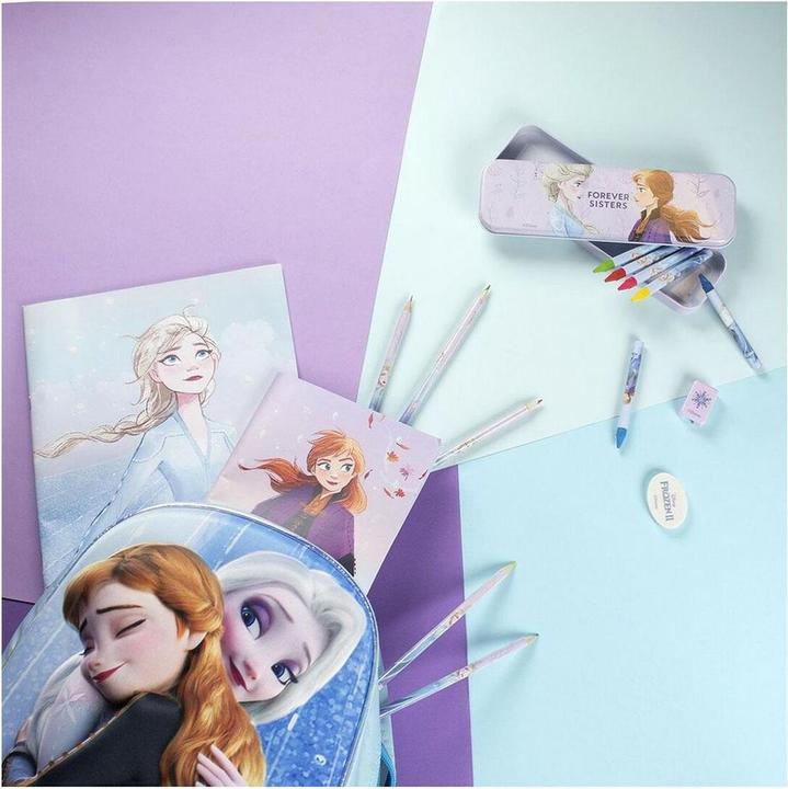 Actual product image Disney Frozen purple stationery set (16 pcs)