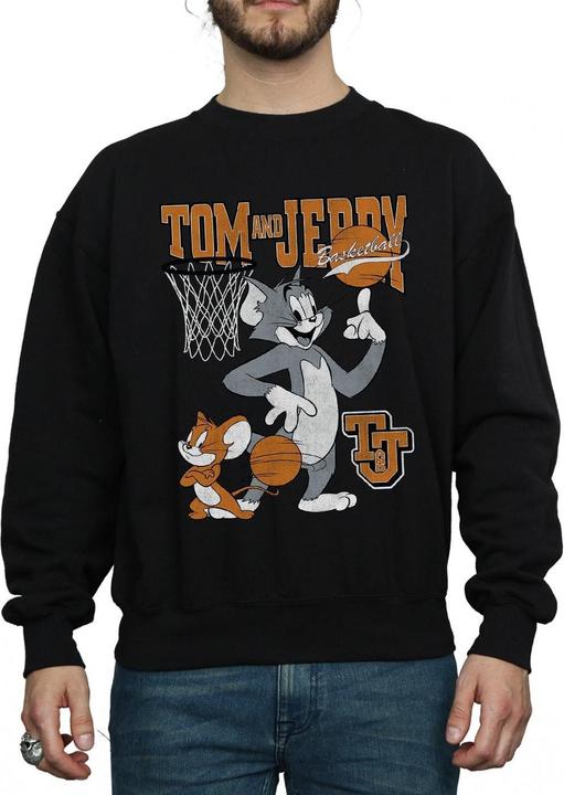 Immagine prodotto Tom & Jerry Felpa in cotone Spinning Basketball (XXL)