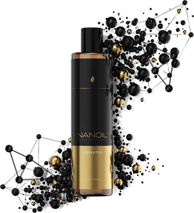 Actual product image Nanoil Micell shampoo with keratin (300 ml, Liquid shampoo)