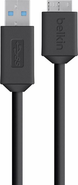Produktbild Belkin USB 3.0 Micro-B auf USB-A Kabel, Pro Series, 1,8 (1.80 m, USB 3.0)