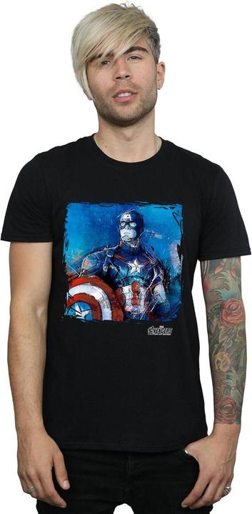 Immagine prodotto Captain America Maglietta artistica in cotone (XL)