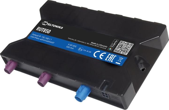 Produktbild Teltonika RUT850 /LTE/3G/2G & WiFi Industrial Automotive Router E-mark certified