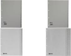 Immagine prodotto Rexel Registri in plastica HETZEL, numeri, A4, 1-52, PP, grigio 52 parti, 0,11 mm, punzonatura: 80-80-80