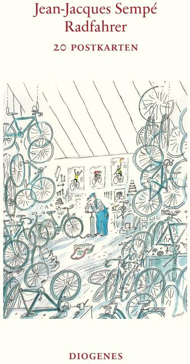 Actual product image Sempé:Cyclist (postcard book) (20 pcs.)