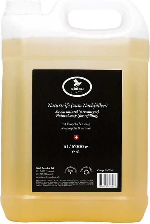 Produktbild Röösli Kosmetika ROEOESLI Naturseife Kanister 5lt (Flüssigseife, 5000 ml)