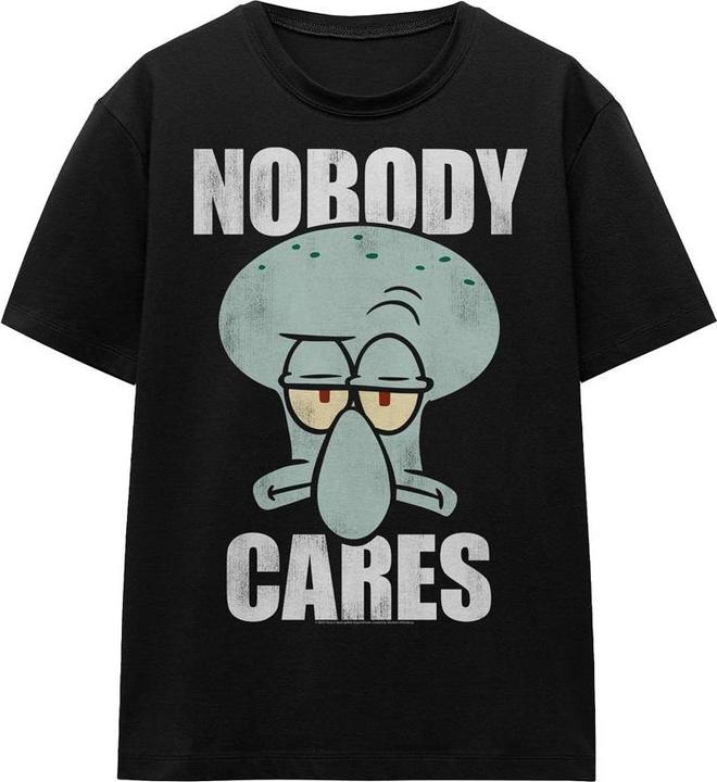 Spongebob Squarepants Nobody Cares Meme TShirt (XXL)