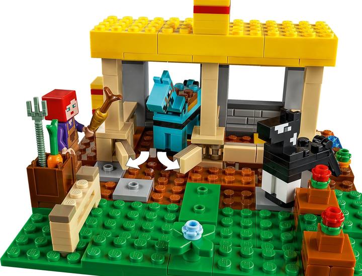 Produktbild LEGO Der Pferdestall (21171, LEGO Minecraft)