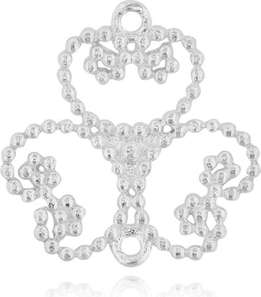 Image du produit Leyda Connecteur double boucle coeur