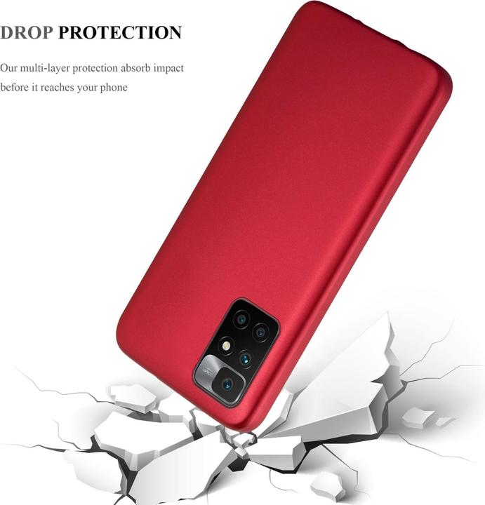Produktbild Cadorabo TPU Matt Metallic Hülle (Xiaomi Redmi 10, Xiaomi Redmi Note 11)