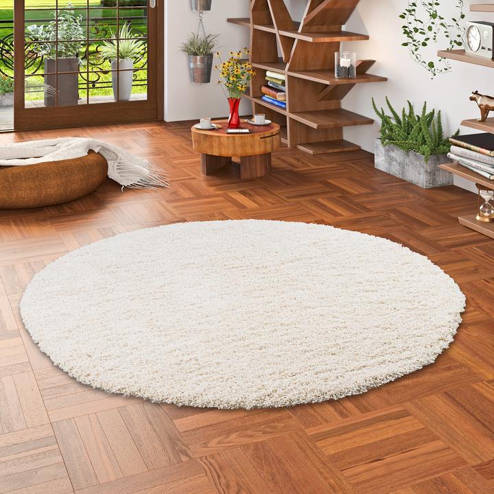 Actual product image Pergamon Long pile shaggy carpet Luxury (Ø 80 cm)