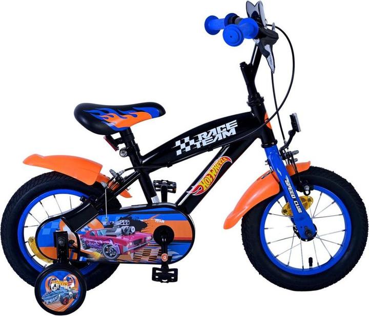 Actual product image Mattel Hot Wheels 12 inch 21.5 cm Boys Rim Brake Black/Orange (12")
