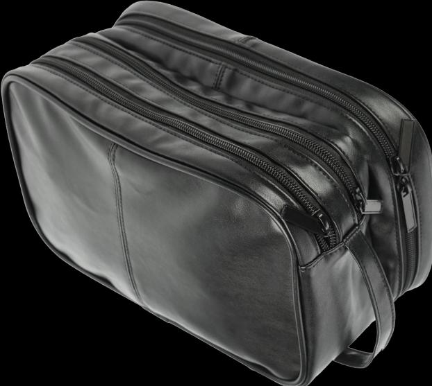 Actual product image Men's bag made of imitation leather, 2 large compartments, 1 large compartment with wet