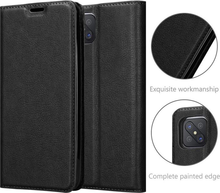 Actual product image Cadorabo Book Invisible Magnet Cover (Oppo A92s)