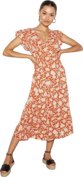 Produktbild Dorothy Perkins Midikleid Knopfhals Rüschen (38 D)