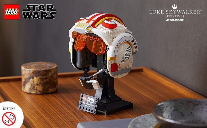Actual product image LEGO Luke Skywalker helmet (75327, LEGO Star Wars)