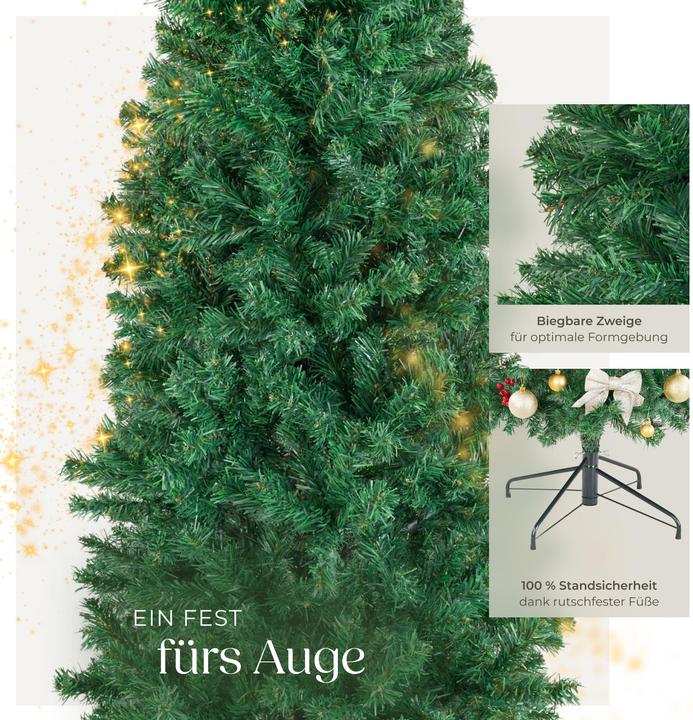 Image du produit tectake Sapin de Noël artificiel COMETE, aspect naturel (180 cm)