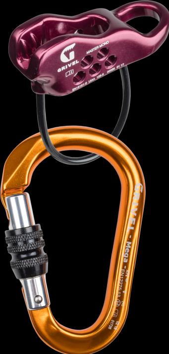 Produktbild Grivel Master Mono Kit With Mega K6N - Abseilachter
